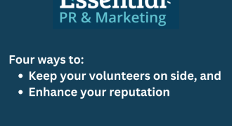 Keep your volunteers on side and enhance your reputation